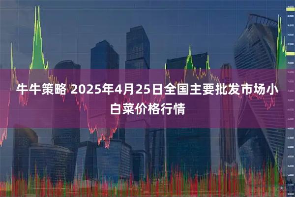 牛牛策略 2025年4月25日全国主要批发市场小白菜价格行情