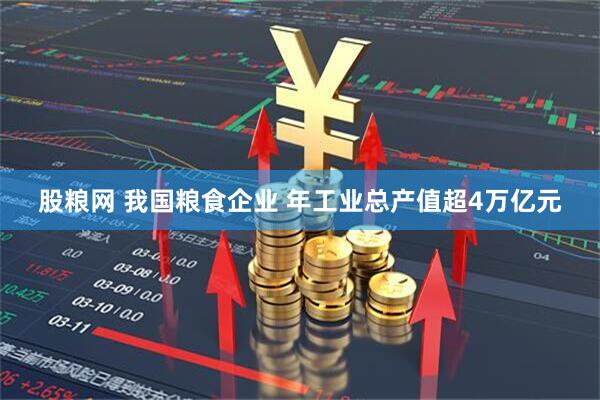 股粮网 我国粮食企业 年工业总产值超4万亿元